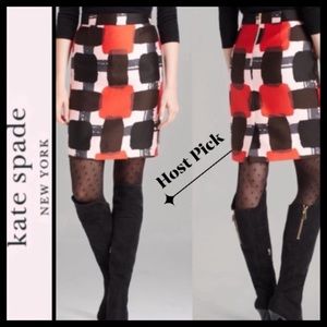 NWOT Kate Spade Jordan Silk Blend Pencil Skirt